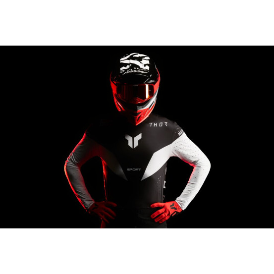 Maillot cross Thor 2025 Sportmode Strike - Noir
