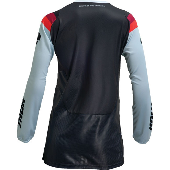 Maillot cross femme Thor Pulse Rev - Noir Vert menthe
