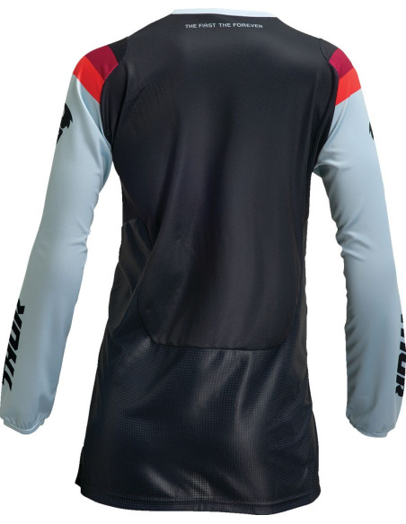 Maillot cross femme Thor Pulse Rev - Noir Vert menthe
