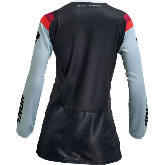 Maillot cross femme Thor Pulse Rev - Noir Vert menthe