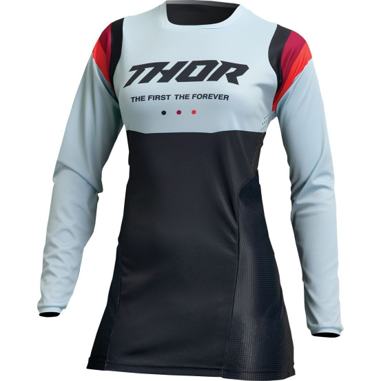 Maillot cross femme Thor Pulse Rev - Noir Vert menthe