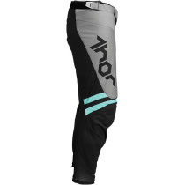 Pantalon cross Thor Pulse Cube - Noir Vert Menthe 2
