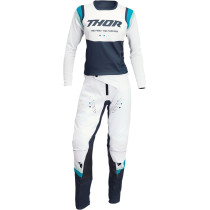 Pantalon cross Femme Thor Pulse Rev - Bleu Blanc 2