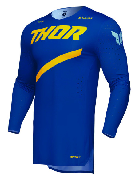 Maillot cross Thor 2025 Sportmode Brave - Bleu