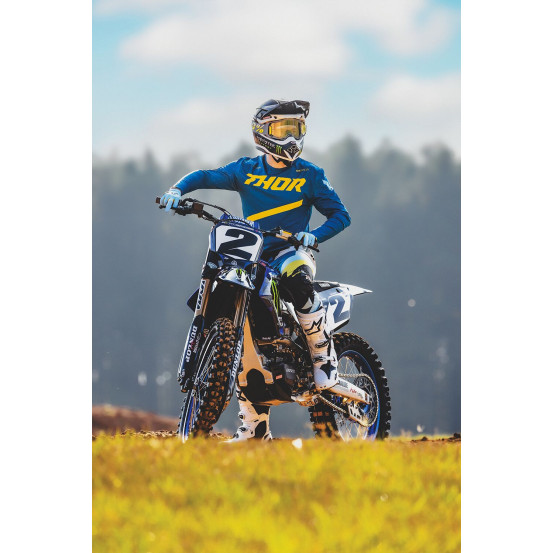 Maillot cross Thor 2025 Sportmode Brave - Bleu
