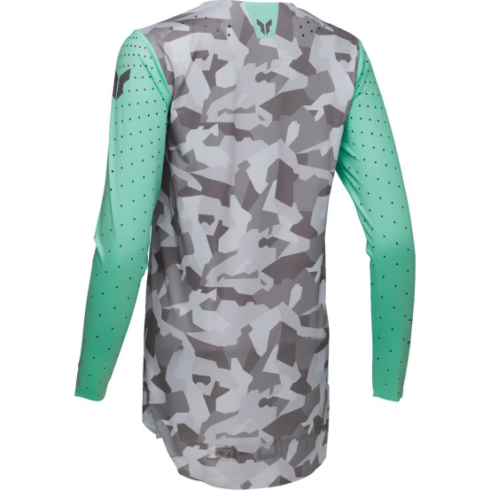 Maillot cross femme Thor 2025 Sportmode Shadow - Turquoise