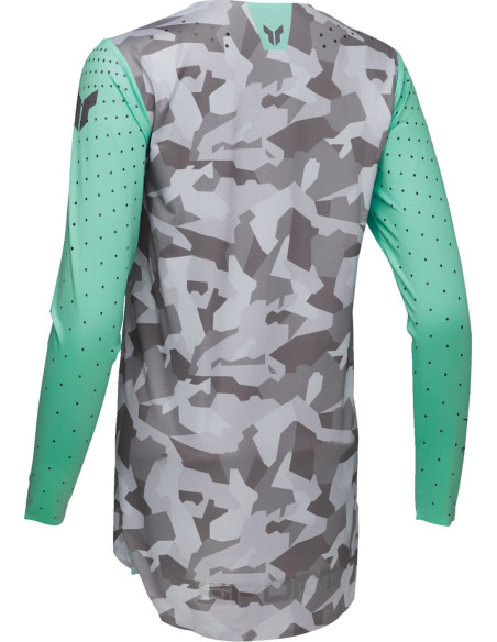 Maillot cross femme Thor 2025 Sportmode Shadow - Turquoise