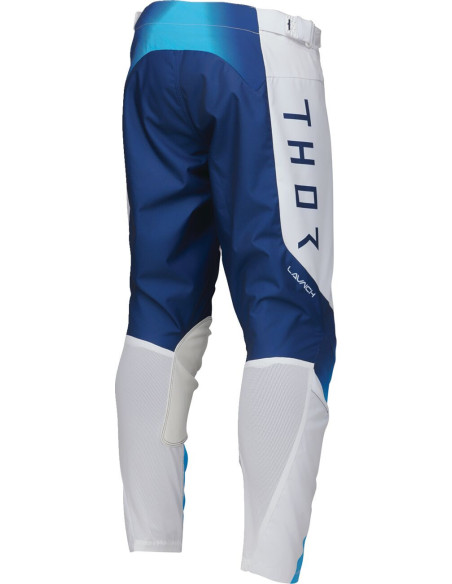 Pantalon cross enfant Thor 2025 Launchmode Storm - Blanc