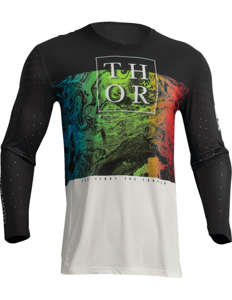 Maillot cross Thor 2023 Prime Melter - Noir Blanc