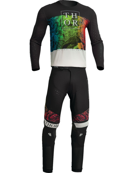 Maillot cross Thor 2023 Prime Melter - Noir Blanc
