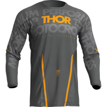Maillot cross Thor Pulse Mono - Gris Jaune