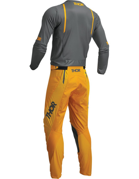 Maillot cross Thor Pulse Mono - Gris Jaune