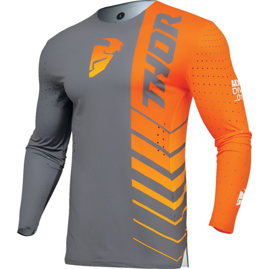 Maillot cross Thor 2024 Prime Analog - Charcoal Gris Orange