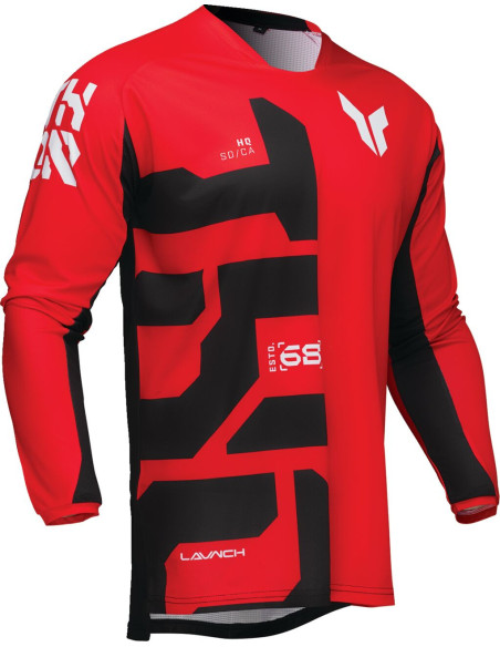 Maillot cross Thor 2025 Launchmode Forge - Rouge