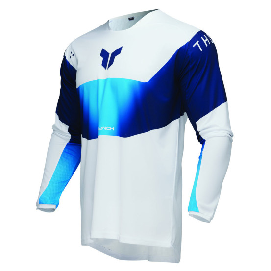 Maillot cross Thor 2025 Launchmode Storm - Blanc