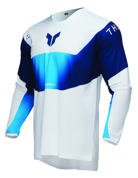 Maillot cross Thor 2025 Launchmode Storm - Blanc