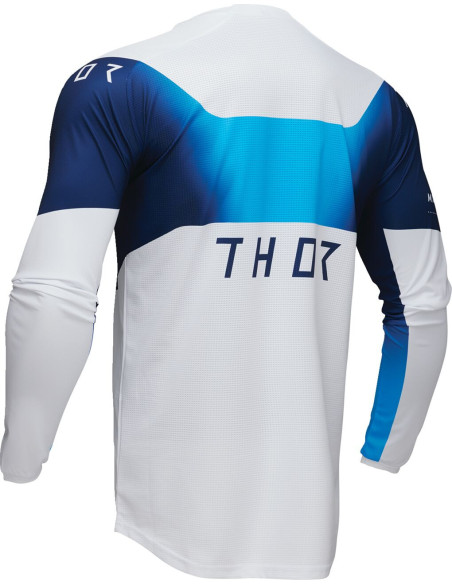 Maillot cross Thor 2025 Launchmode Storm - Blanc