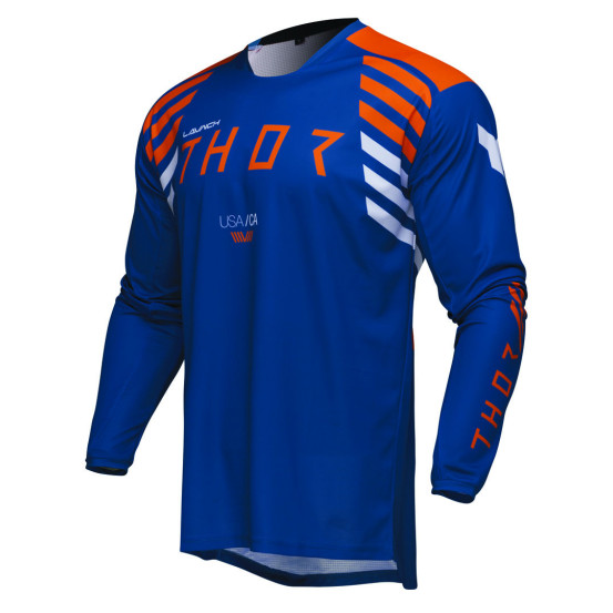 Maillot cross Thor 2025 Launchmode Zone - Bleu