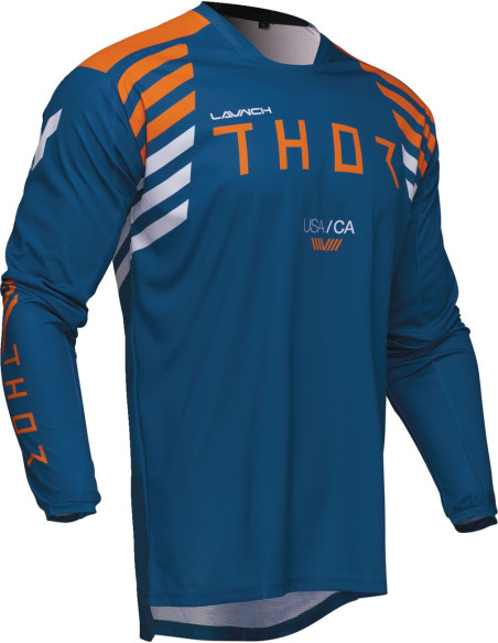 Maillot cross Thor 2025 Launchmode Zone - Bleu