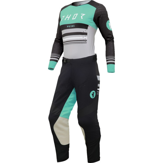 Maillot cross femme Thor 2024 Prime - Blaze Noir Vert