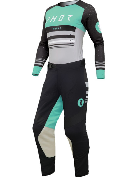 Maillot cross femme Thor 2024 Prime - Blaze Noir Vert