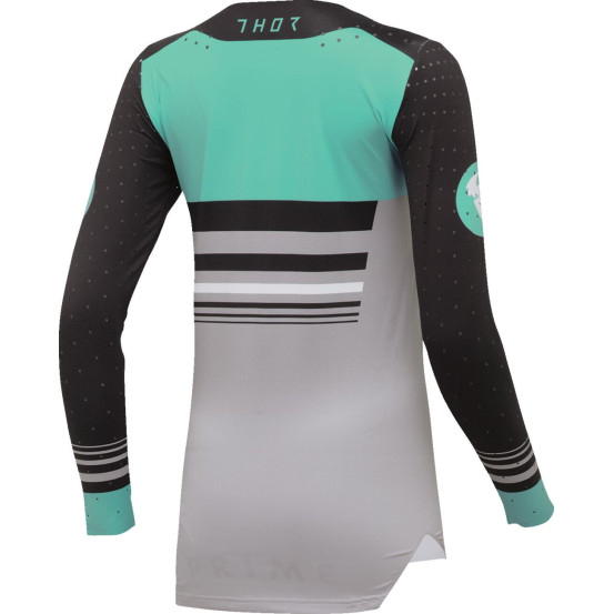 Maillot cross femme Thor 2024 Prime - Blaze Noir Vert