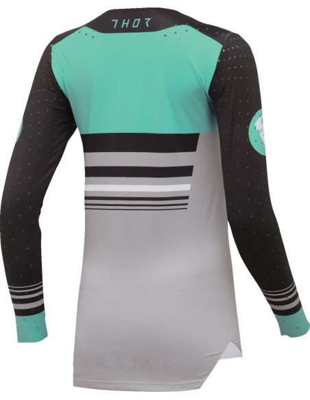 Maillot cross femme Thor 2024 Prime - Blaze Noir Vert