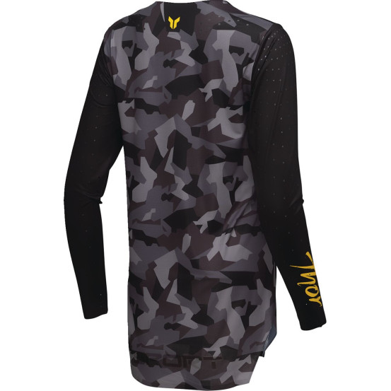 Maillot cross femme Thor 2025 Sportmode Shadow - Noir