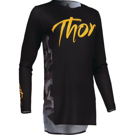 Maillot cross femme Thor 2025 Sportmode Shadow - Noir