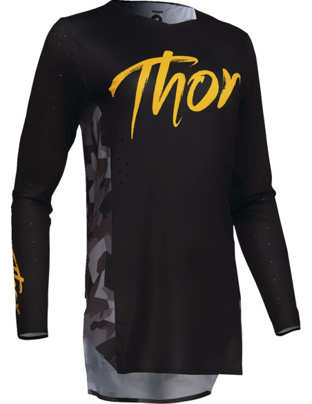 Maillot cross femme Thor 2025 Sportmode Shadow - Noir