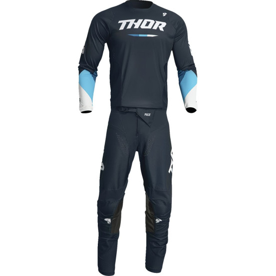 Maillot cross enfant Thor Pulse Tactic - Bleu midnight