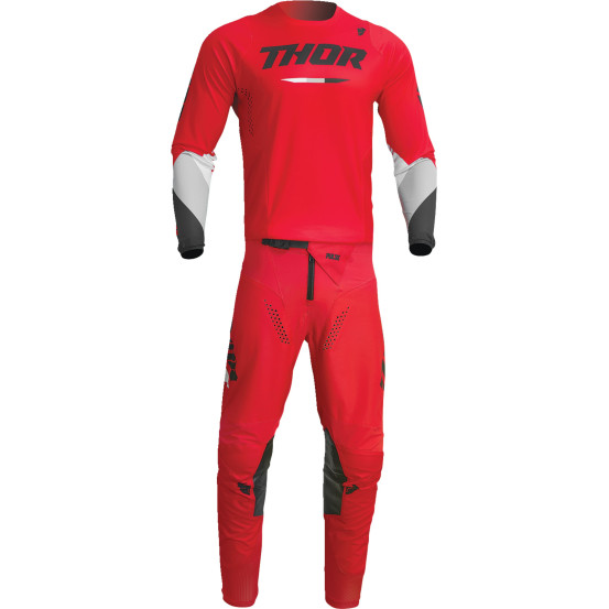 Maillot cross enfant Thor Pulse Tactic - Rouge