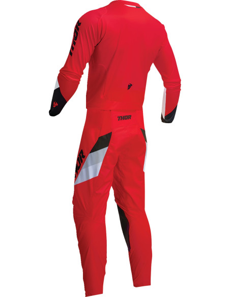 Maillot cross enfant Thor Pulse Tactic - Rouge