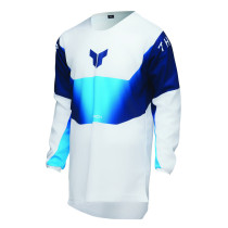 Maillot cross enfant Thor 2025 Launchmode Storm - Blanc
