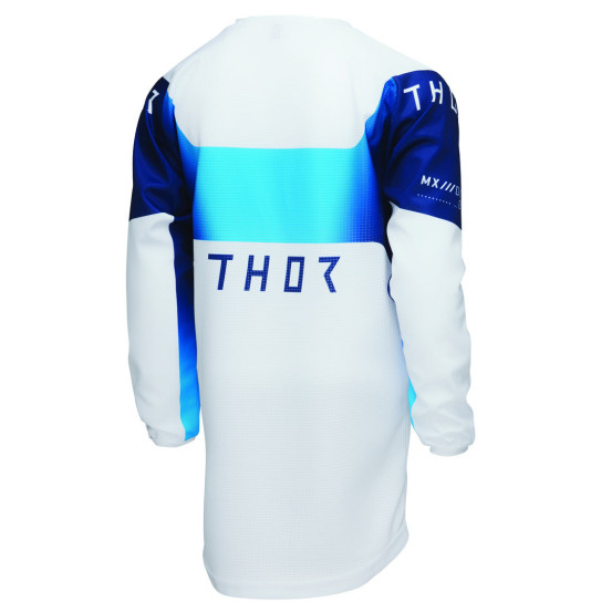 Maillot cross enfant Thor 2025 Launchmode Storm - Blanc