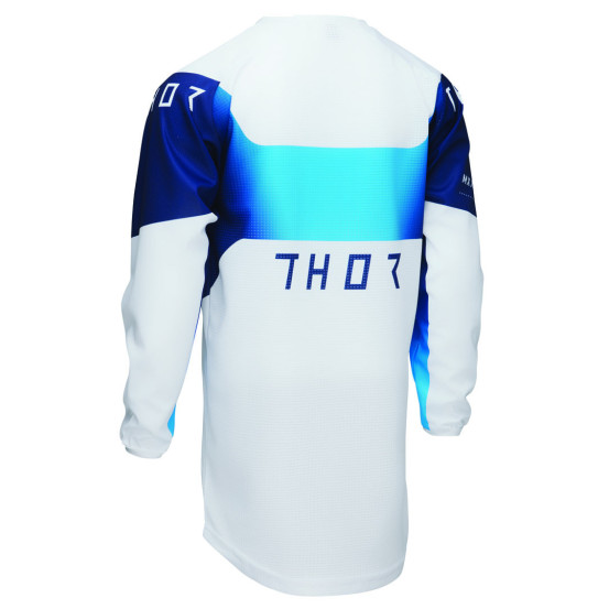 Maillot cross enfant Thor 2025 Launchmode Storm - Blanc