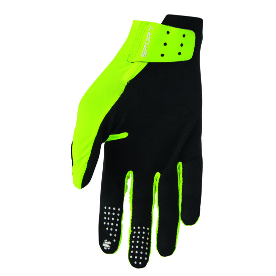 Gants cross Thor Sportmode Riot - Jaune