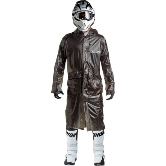 Veste longue de pluie Thor Taille unique - Noir