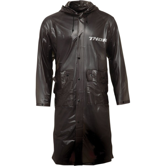 Veste longue de pluie Thor Taille unique - Noir