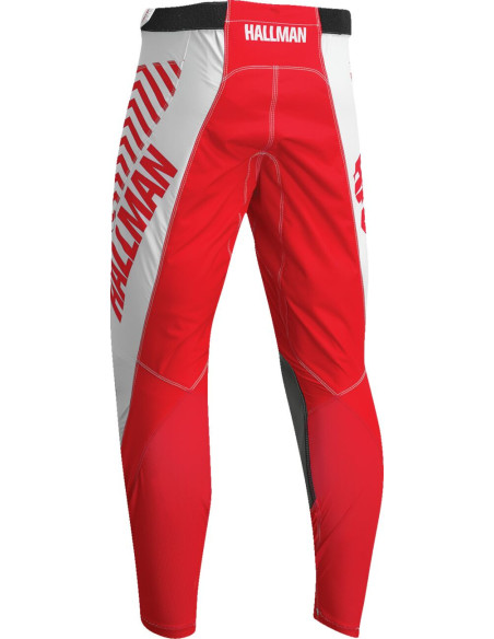 Pantalon cross Thor Hallman Differ Slice - Blanc Rouge