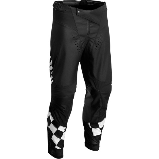 Pantalon cross Thor Hallman Differ Cheq - Noir Blanc