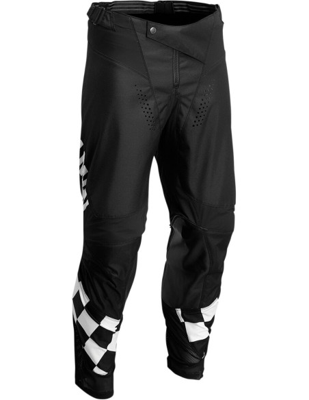 Pantalon cross Thor Hallman Differ Cheq - Noir Blanc