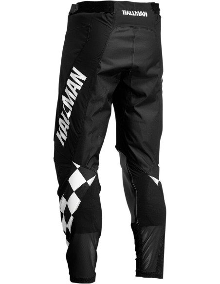 Pantalon cross Thor Hallman Differ Cheq - Noir Blanc