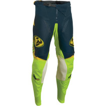 Pantalon cross Thor 2022 Pulse 04 LE - Bleu midnight Lime