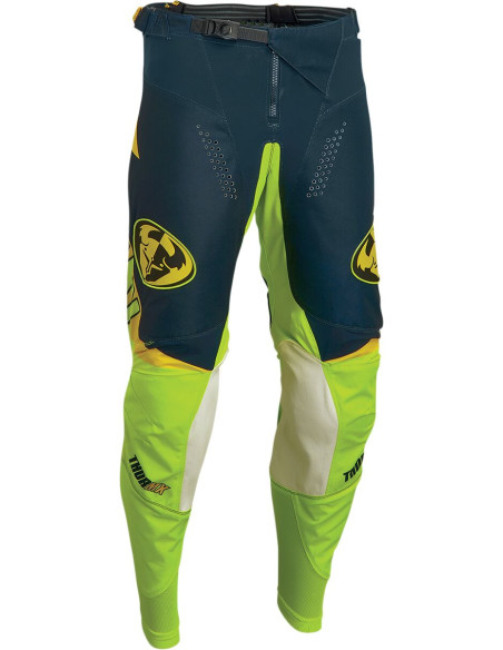 Pantalon cross Thor 2022 Pulse 04 LE - Bleu midnight Lime