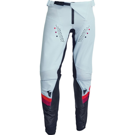Pantalon cross femme Thor Pulse Rev - Noir Blanc