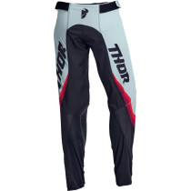 Pantalon cross femme Thor Pulse Rev - Noir Blanc 2