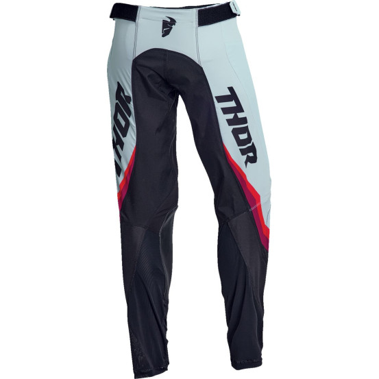 Pantalon cross femme Thor Pulse Rev - Noir Blanc