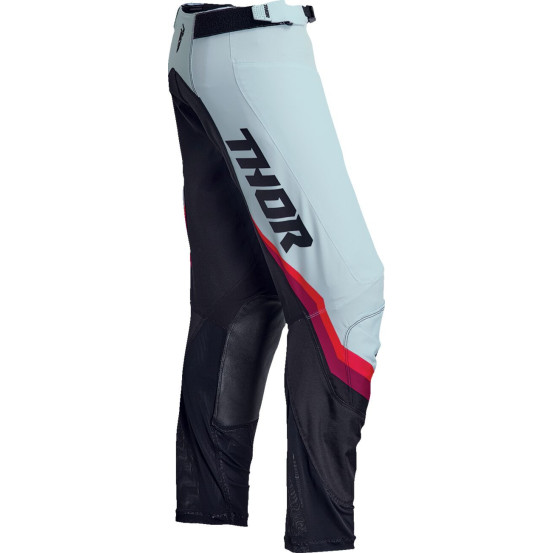Pantalon cross femme Thor Pulse Rev - Noir Blanc