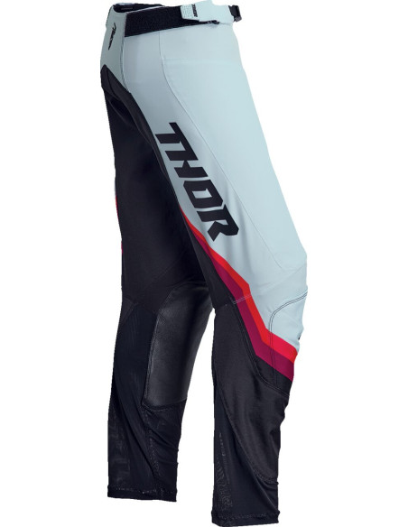 Pantalon cross femme Thor Pulse Rev - Noir Blanc